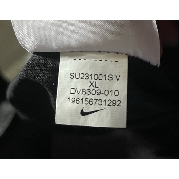 Nike Pants Women's XL Wide Leg Baggy Black‎ Zip Hook & Latch Track Sportswear - Picture 12 of 12